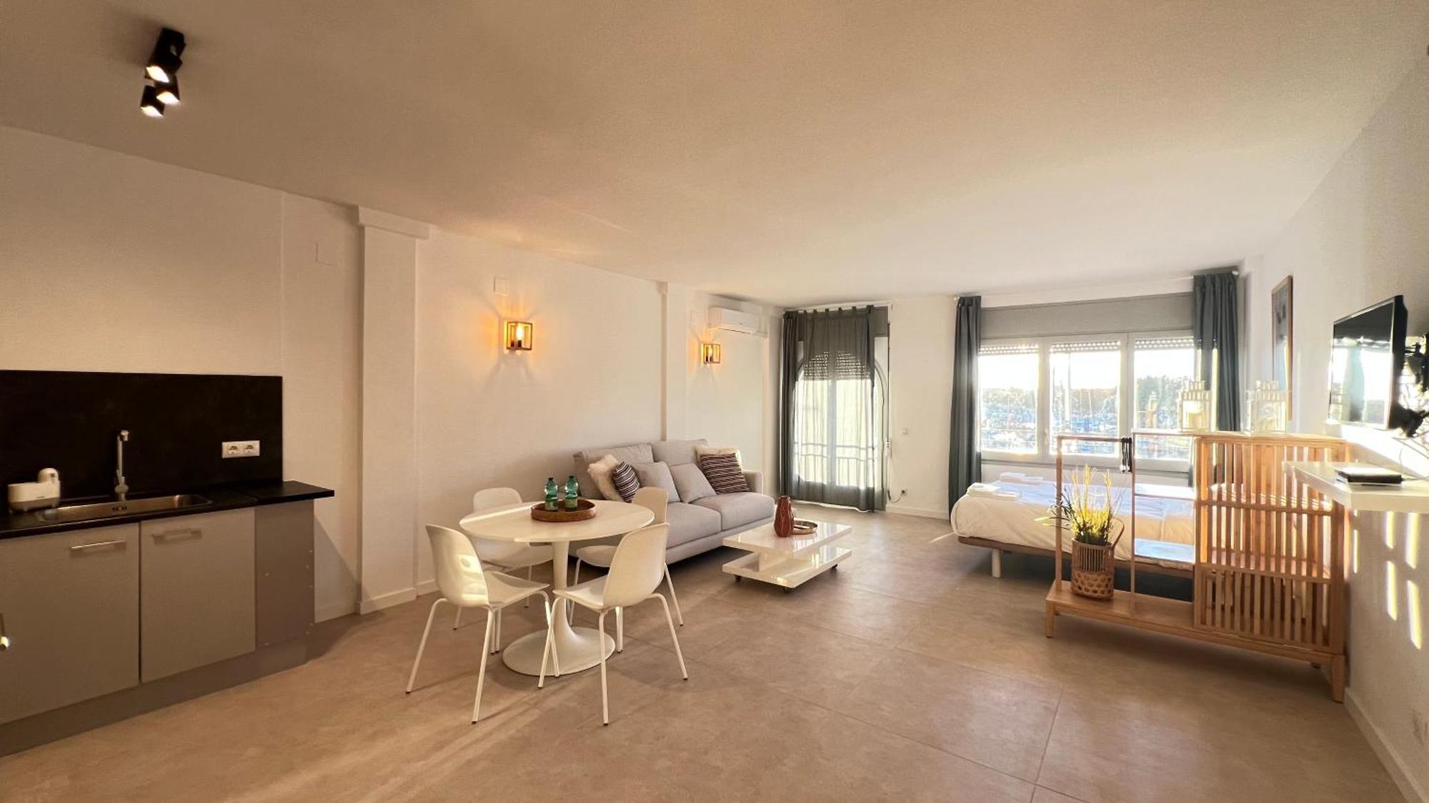 Estudio Frente Al Canal Con Terraza Empuriabrava Luaran gambar